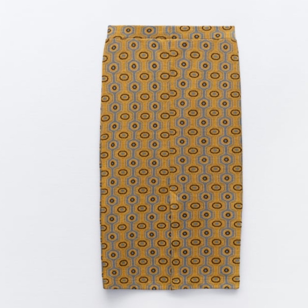 JACQUARD PENCIL SKIRT AND TOP SET - Picture 10 of 13